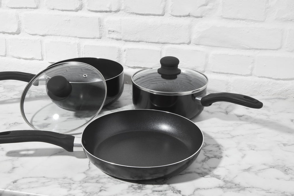 3-Piece Saucepan & Frying Pan Set