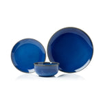 12pc Blue Reactive Dinner Set