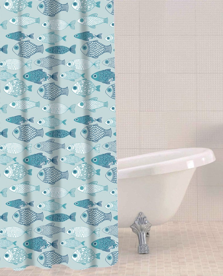 Baby Fish PEVA Shower Curtain