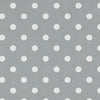 Grey Polka Dot PVC Tablecloth