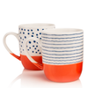 Tangerine Set of 4 Mugs