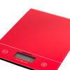 Red Digital 5kg Slim Line Kitchen Scales