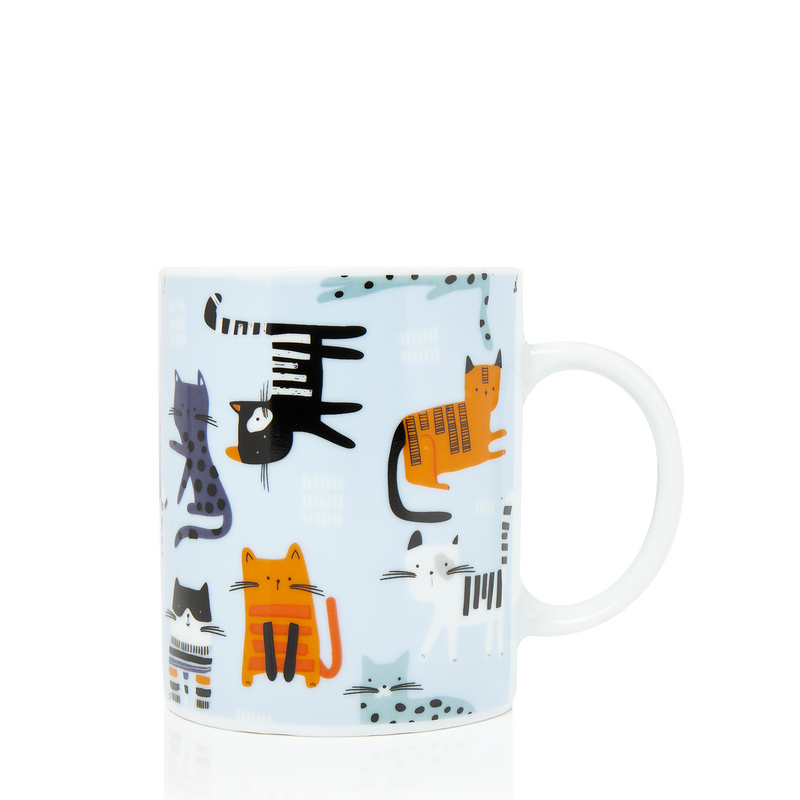 Cat Porcelain Mug