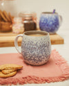 Pale Grey Ombre Reactive Stoneware Mug