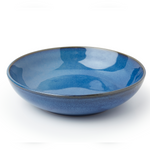 Blue Reactive Set of 4 Pasta Bowls