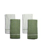 Set of 4 Sage Terry Tea Towels
