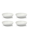 Grey Swirl 4pc Pasta Bowl Set