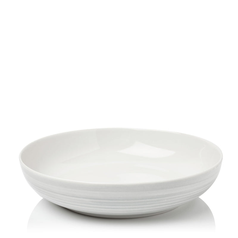 Grey Swirl 4pc Pasta Bowl Set
