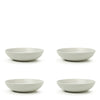 Embossed Heart 4pc Pasta Bowl Set