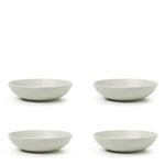 Embossed Heart 4pc Pasta Bowl Set