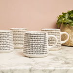 Mali Wax Resist 4pc Mug Set