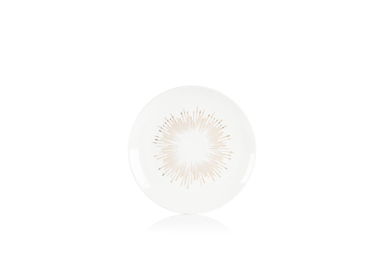 Sabichi 12pc Gold Sunburst Dinner Set