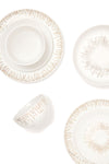 Sabichi 12pc Gold Sunburst Dinner Set