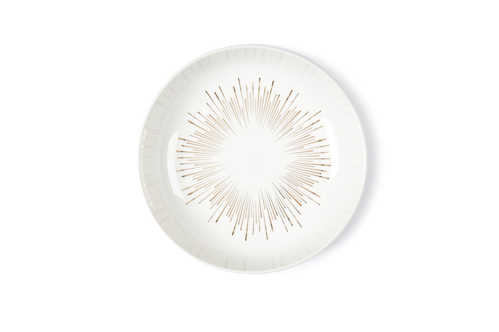 Sabichi 4pc Gold Sunburst Pasta Bowls