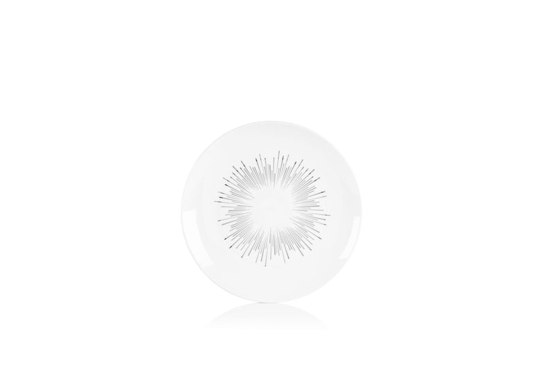 Sabichi 12pc Silver Sunburst Dinner Set