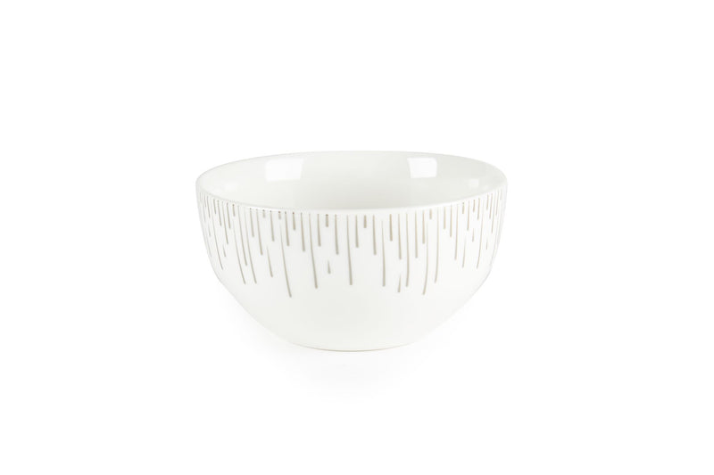 Sabichi 12pc Silver Sunburst Dinner Set