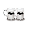 Lotus Set of 2 Glass Mugs