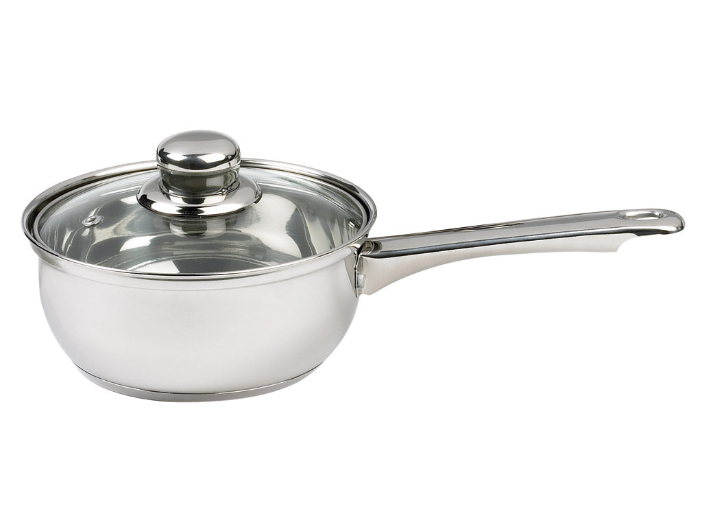 16cm Essential Saucepan With Glass Lid