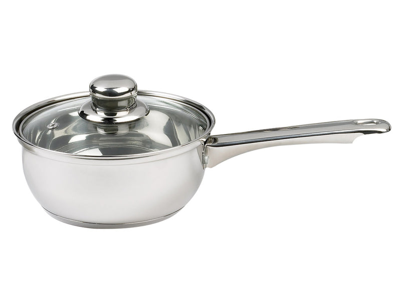 18cm Essential Saucepan With Glass Lid