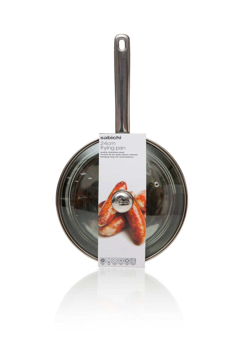 24cm Essential Stainless Steel Frying Pan