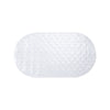 PVC Bath Mat Oval Clear