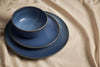 12pc Blue Reactive Dinner Set