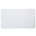 Bubble Rubber Bath Mat White