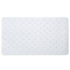 Bubble Rubber Bath Mat White