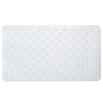 Bubble Rubber Bath Mat White