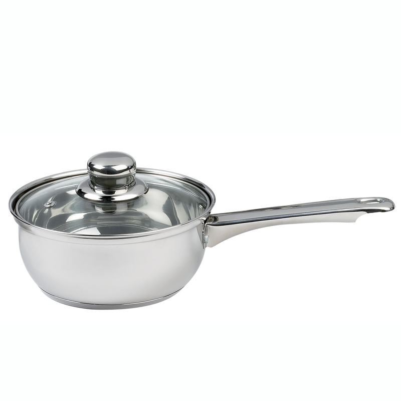 18cm Essential Saucepan With Glass Lid