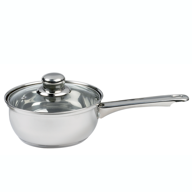16cm Essential Saucepan With Glass Lid