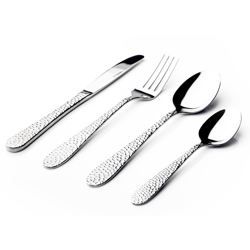 Hammered 16pc Cutlery Set