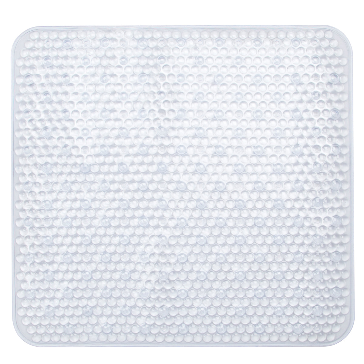 Square PVC Shower Mat Clear