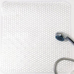 Square PVC Shower Mat Clear