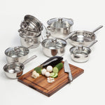 24cm Essential Stainless Steel Stock Pot